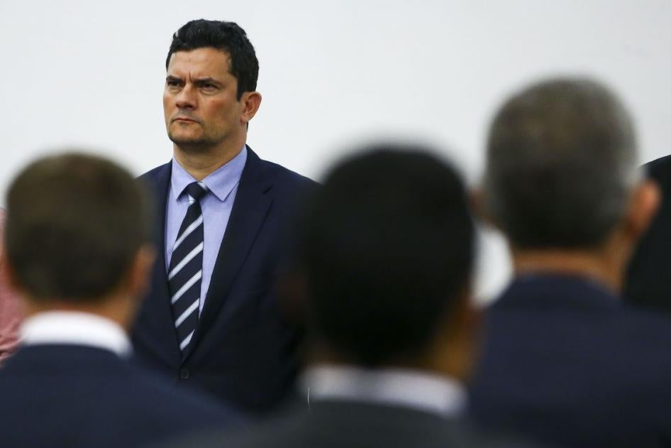 Brazil's Minister of Justice and Public Security, Sergio Moro, on May 15, 2019.