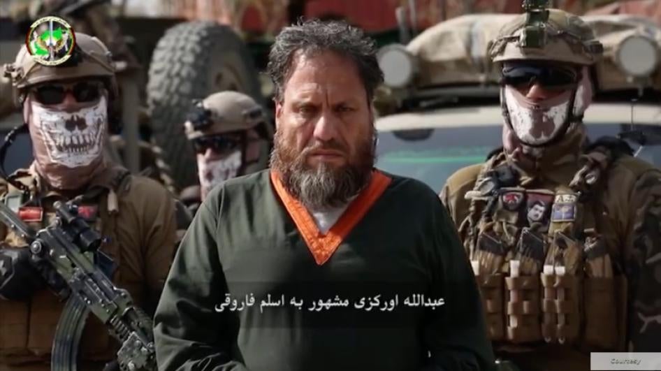 The Afghan National Directorate of Security (NDS) released this image of Abdullah Orakzai, also known as Aslam Farooqi, the leader of an ISIS affiliate. © 2020 National Directorate of Security