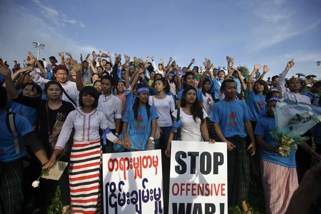 Burma: Drop Charges Against Peaceful Protesters | Human ...