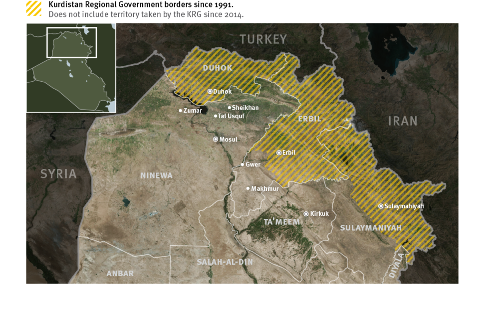 كردستان العراق- تهجير وتطويق واعتقال العرب  Human Rights Watch