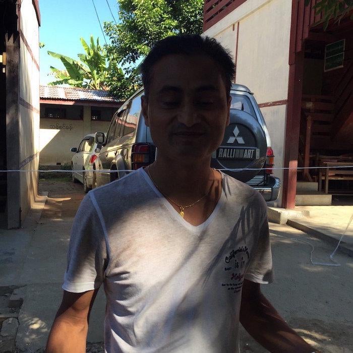 Kumar, a Gorkha, can't find his name on the list. "I feel really so sad I cannot vote." 
