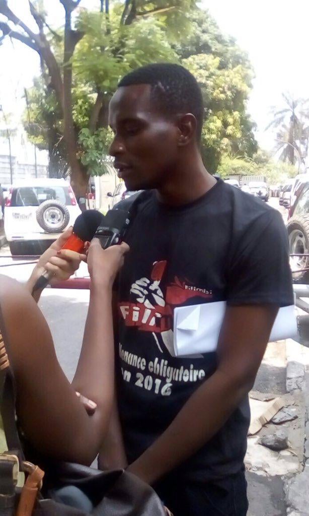 The Filimbi representative for Kinshasa, Carbone Beni, was abducted late at night on November 19 and badly beaten by unknown assailants. They let him go the next morning.