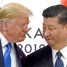 Donald Trump and Xi Jinping. 