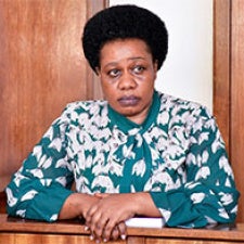 Sarah Bireete faces camera. 