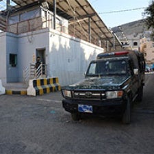 Armed truck in Yemen. 