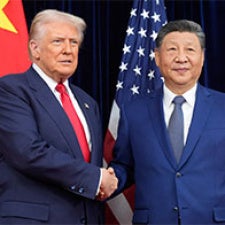 Donald Trump and Xi Jinping.