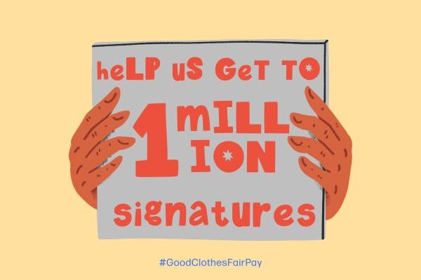 #GoodClothesFairPay 