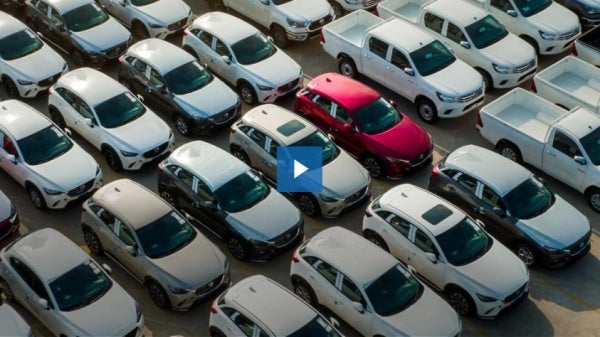 Screenshot of China carmakers video