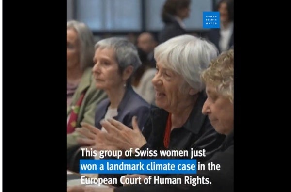 A group of Swiss women just won a landmark climate case in the European Court of Human Rights