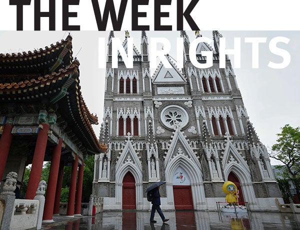 A church stands in China. 