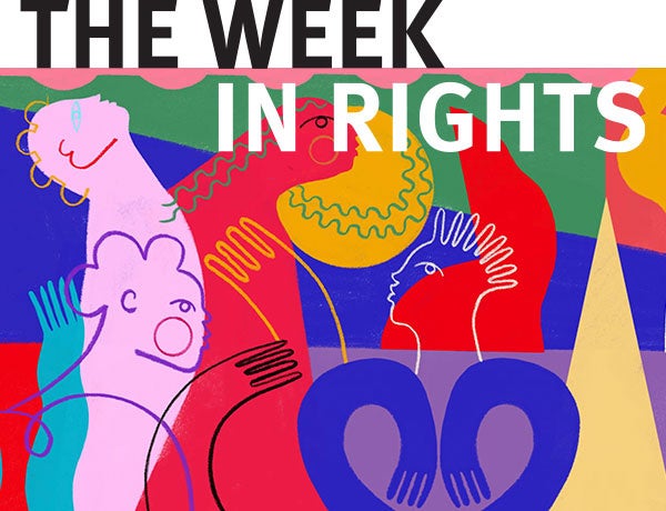 Abstract illustration for women's rights in Cameroon