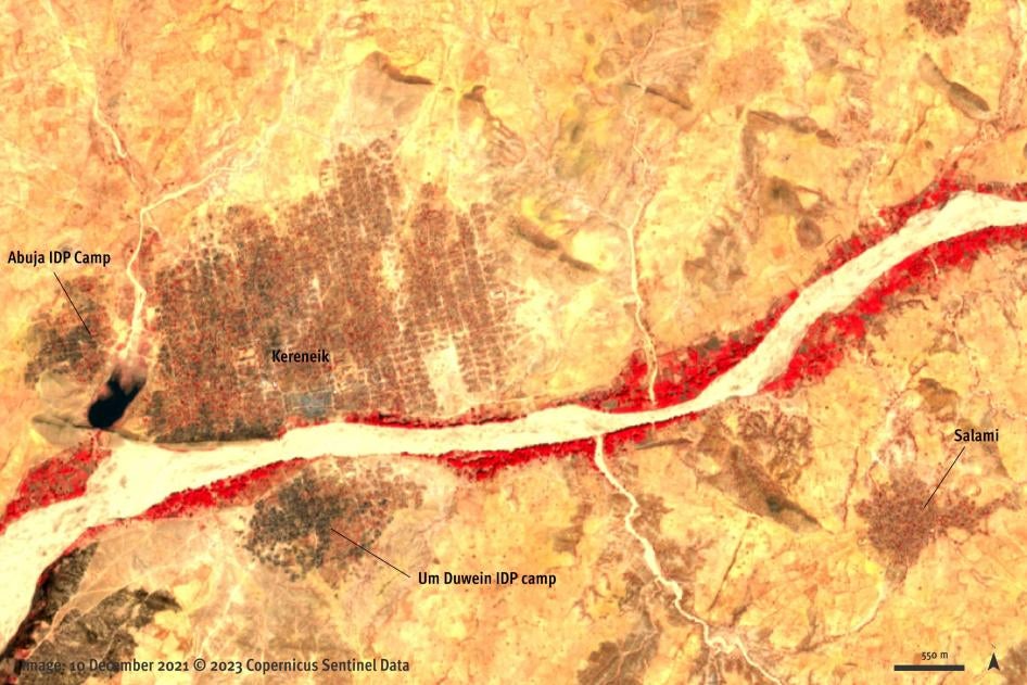 Infrared satellite image of December 2021 