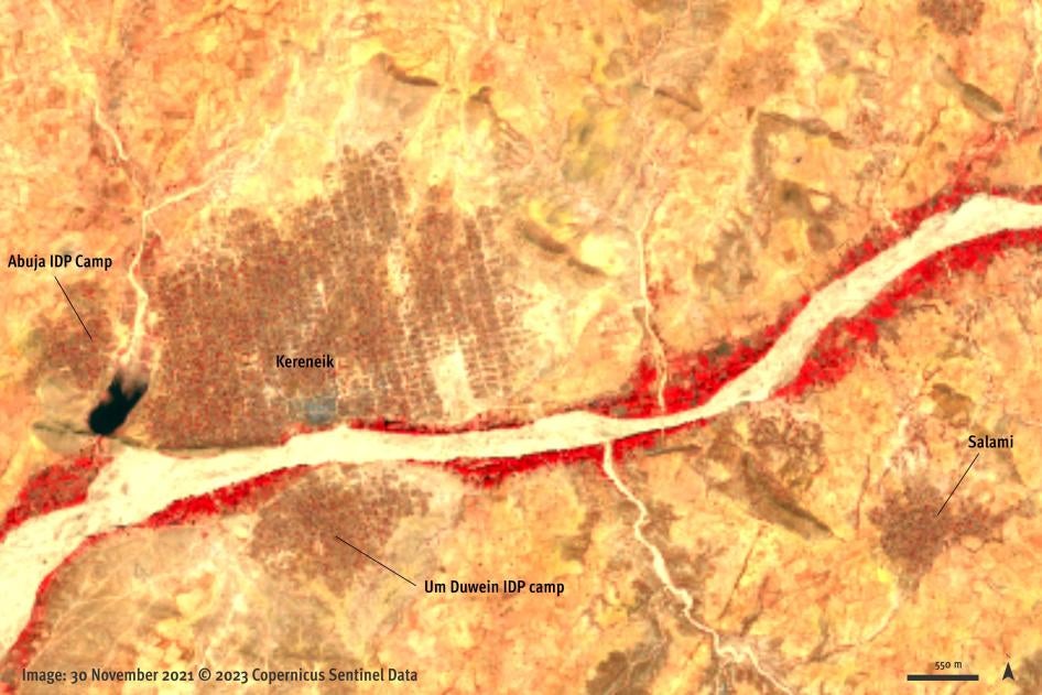 Infrared satellite image of November 30 