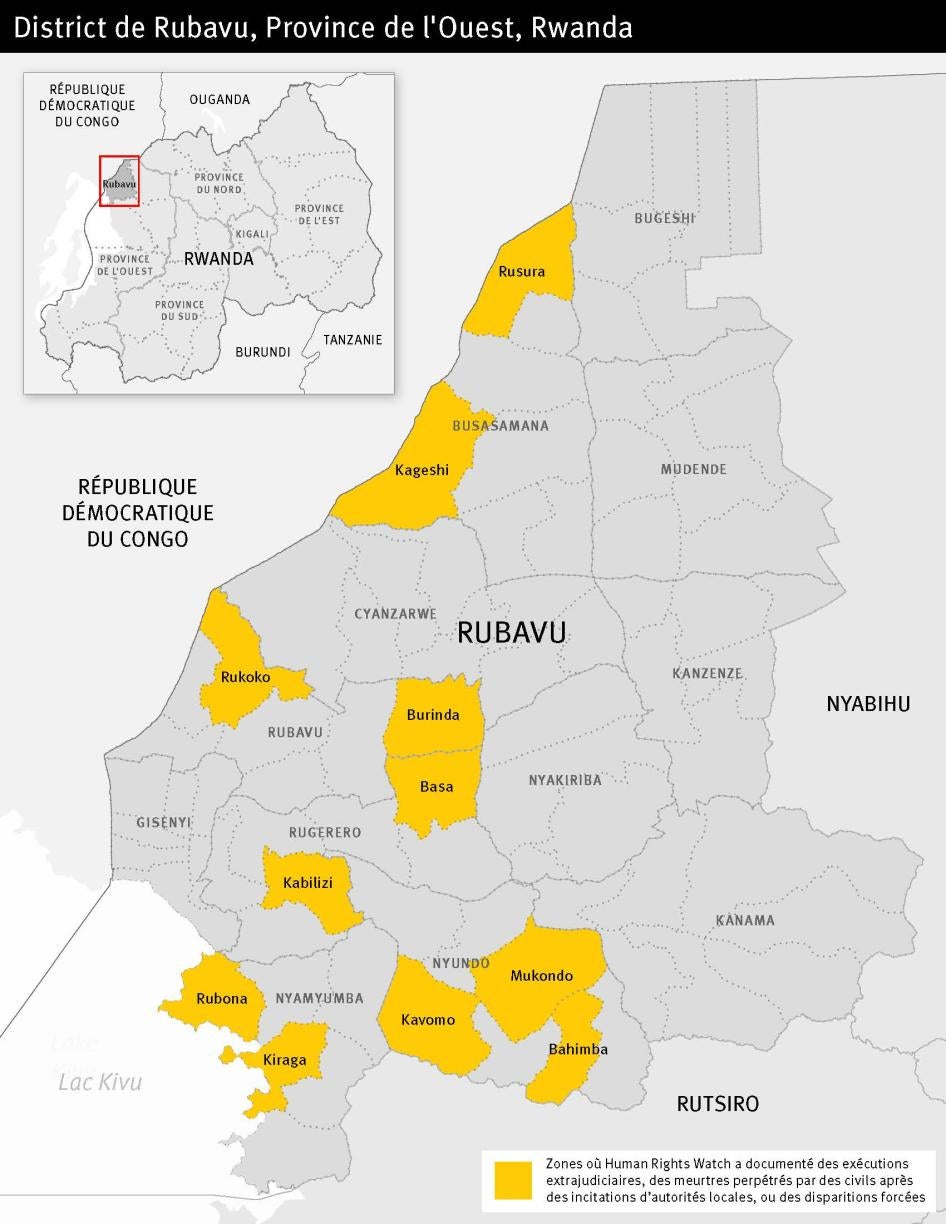 District de Rubavu, Province de l'Ouest, Rwanda