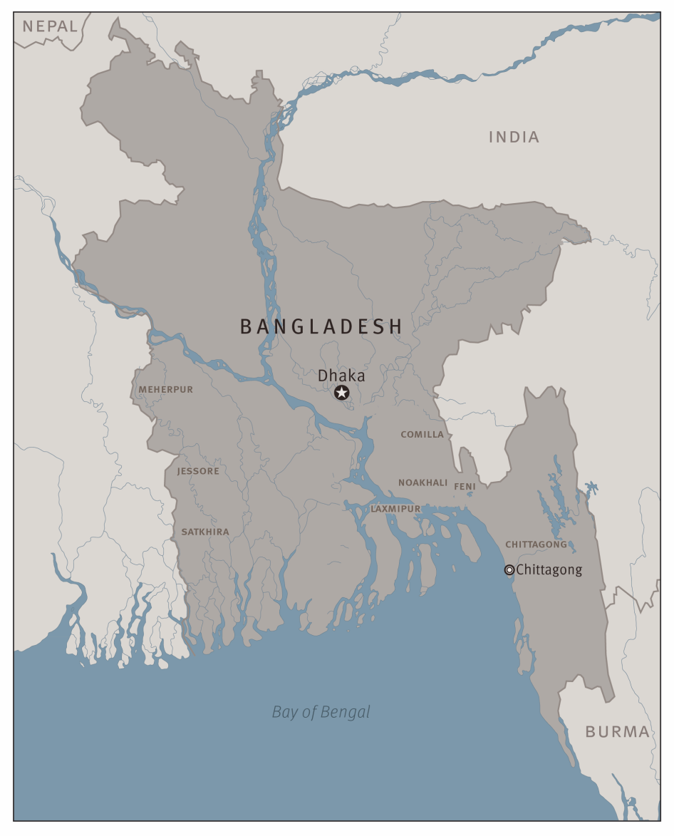 Map of Bangladesh