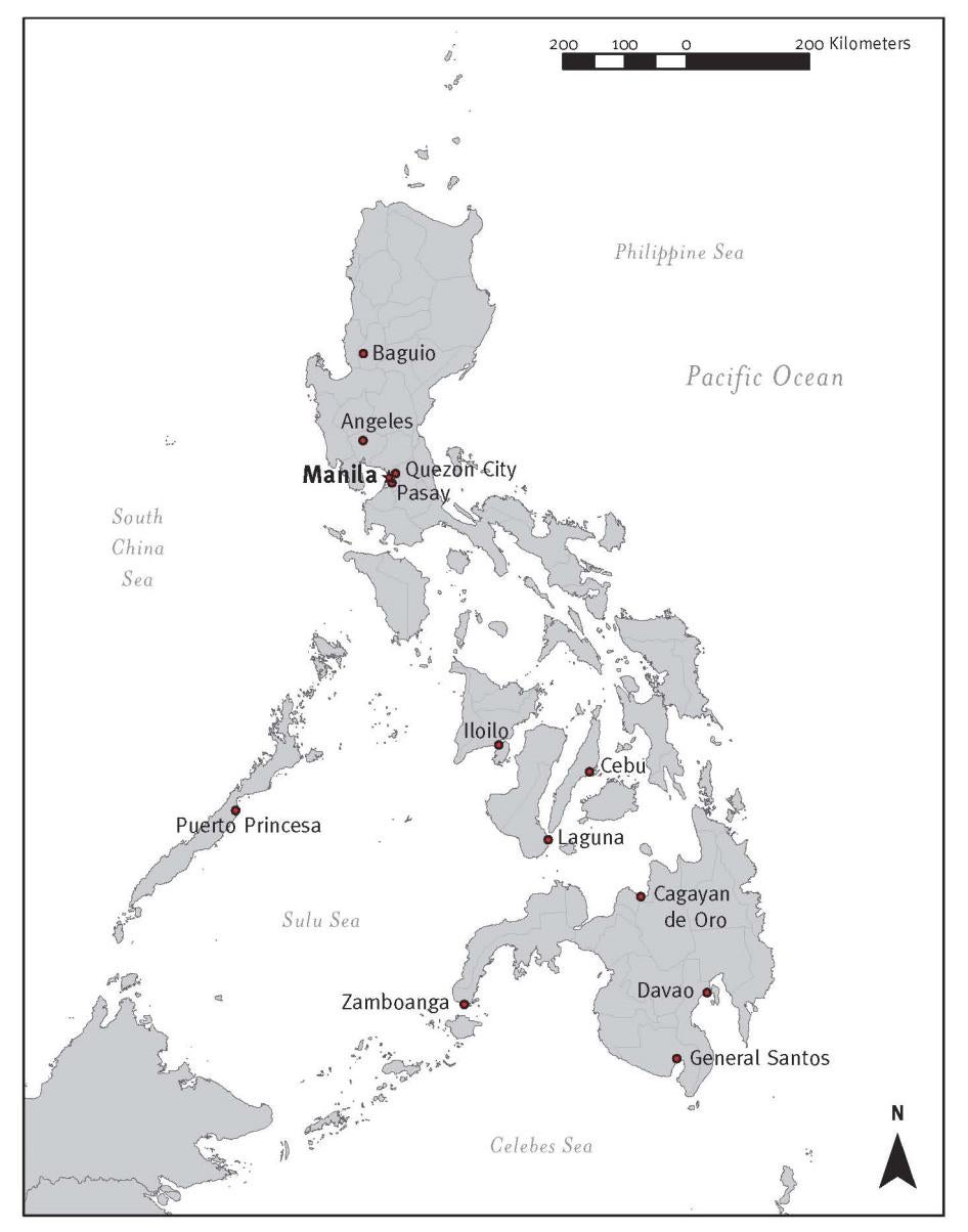 Map of Philippines 
