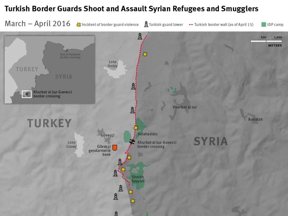 Turkish Border Guards Shoot and Assault Syrian Refugees and Smugglers