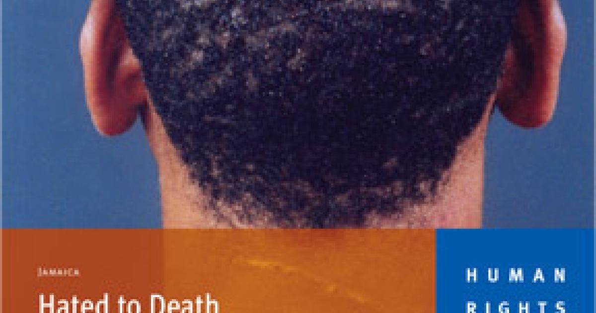 Force Fucks With Noty Amerika Mom - Hated to Death: Homophobia, Violence, and Jamaica's HIV/AIDS Epidemic | HRW
