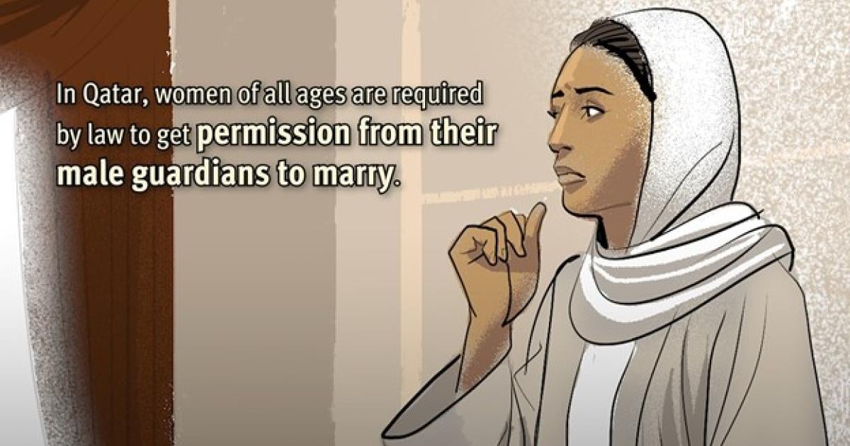 Women's Independence in Qatar is Severely Restricted by Male