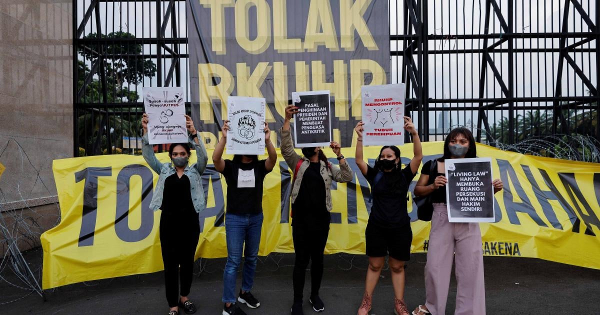 Indonesia: Nuevo código penal desastroso para los derechos