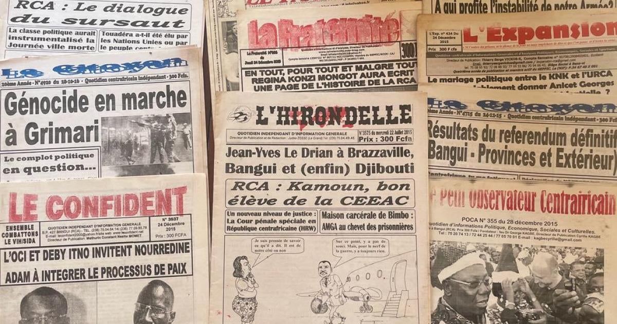 República Centroafricana: Cerrar el espacio cívico