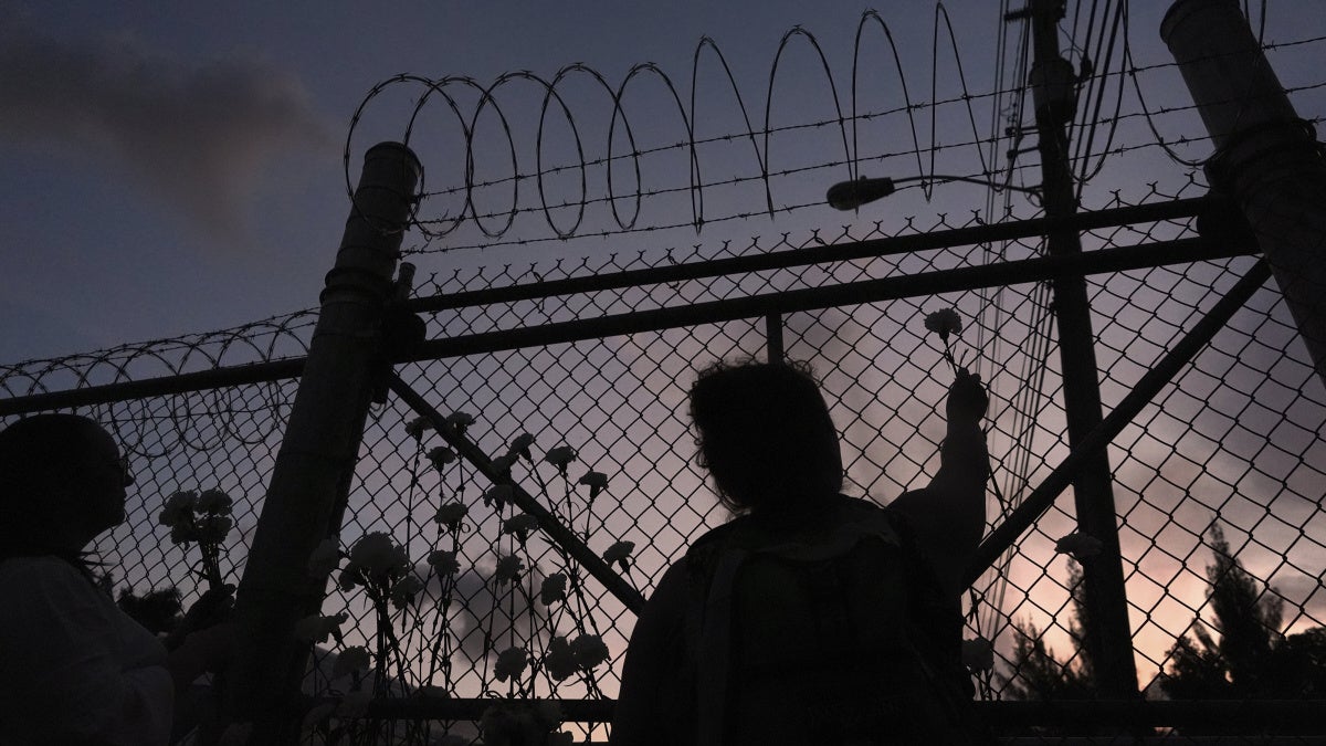 Vigil outside ICE detention facility
