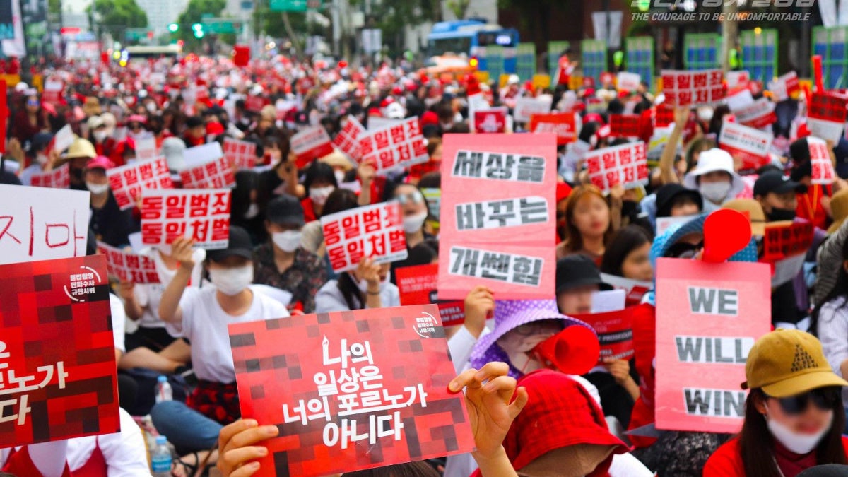 South Korean Women are Fed Up with Inequality Human Rights Watch
