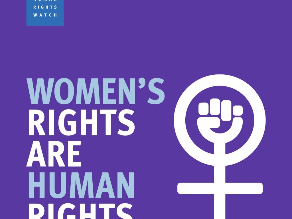 Women's rights are human rights