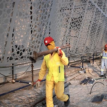 Drawn by the promise of jobs, thousands of men from India, Pakistan, Bangladesh, Sri Lanka, and Nepal are working on Saadiyat Island in the United Arab Emirates.