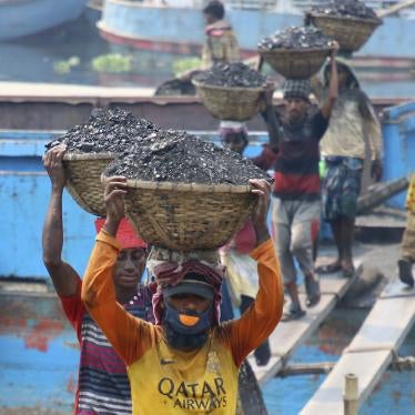 Men working in a coal mine in Bangladesh