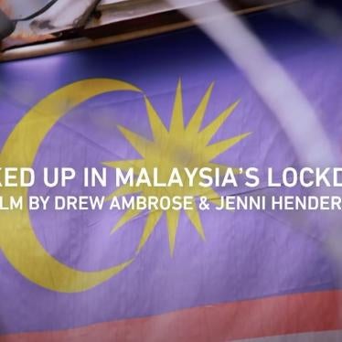 Screenshot from Al Jazeera's Locked Up in Malaysia's Lockdown | 101 East