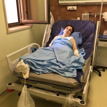 Payman Thalib Thaher lost her left leg in the Turkish airstrike at Kuna Masi water resort on June 25, 2020.