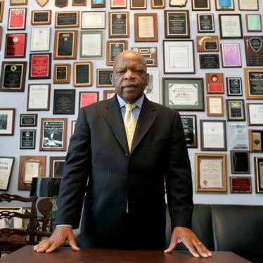 US Representative John Lewis, D-Ga., in his office on Capitol Hill, in Washington, May 10, 2007. 