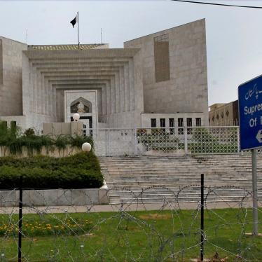 The Supreme court building is seen in Islamabad, Pakistan, July 17, 2017.