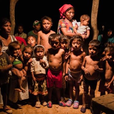 Children in the Laamana community, Uribia, La Guajira, some of whom are malnourished.