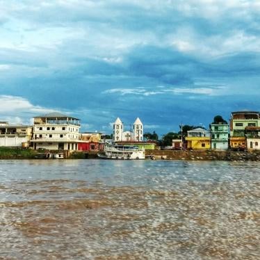 The urban area of Nova Olinda do Norte municipality