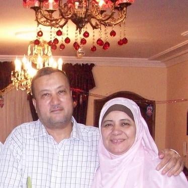 Ahmed Abdelnabi Mahmoud and Raia Abdallah at their home in Dallas, Texas.