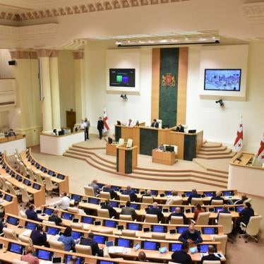 A plenary session of Georgia's Parliament, September 16, 2020. 