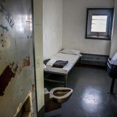 solitary confinement cell  at New York's Rikers Island jail