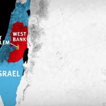 Map of Israel and Occupied Palestinian Territories