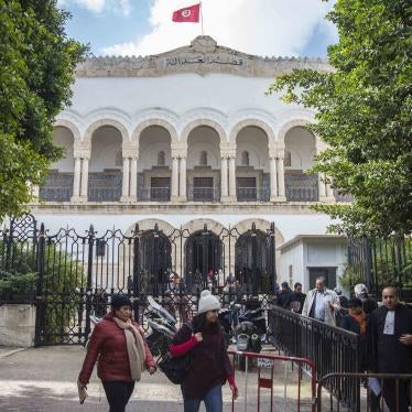 The Palace of Justice in Tunis, Tunisia, on January 29, 2019.