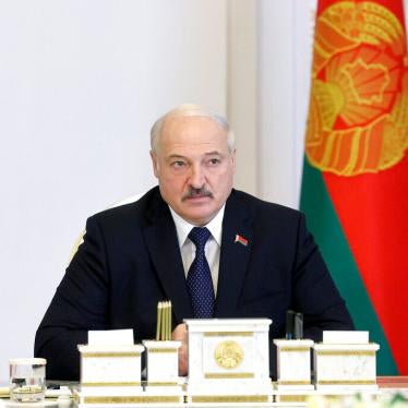 Belarus President Alexander Lukashenko speaks during a cabinet meeting in Minsk, Belarus, Friday, July 23, 2021, announcing a "purge" on civil society. 
