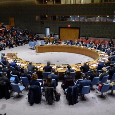 A wide view of the Security Council meeting on peace and security in Africa, with a focus on countering terrorism and extremism in Africa on March 3, 2020 