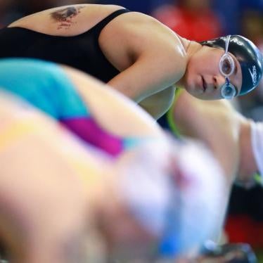 Rebecca Meyers competes in the Women's 400 m Freestyle S13 during day 4 of the Para Swimming World Championship in Mexico City, Mexico on November 5, 2017.