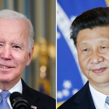 This combination image shows US President Joe Biden and China's President Xi Jinping 