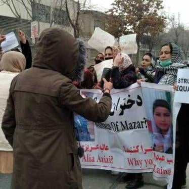Women protesters demand justice and call for the Taliban to respect women’s rights in Kabul, Afghanistan