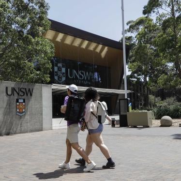 澳大利亚新南威尔士大学悉尼校区，2020年12月1日。
