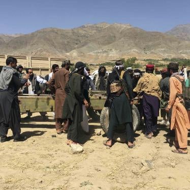 Taliban soldiers gather with weapons and machinery in Panjshir province, northern Afghanistan, September 8, 2021.