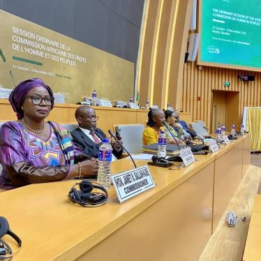 ACHPR Commissioners are chairing the ACHPR’s 73rd Session in Banjul, Gambia, October 2022.