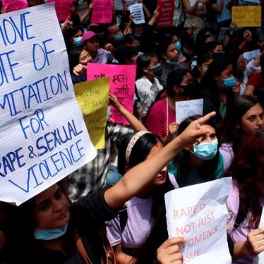 Youth protest against rising rape cases and domestic violence